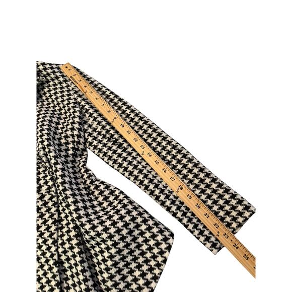 Tahari Arthur S. Levine Women’s Houndstooth Blazer Jacket Size 10 Black White - Picture 7 of 9